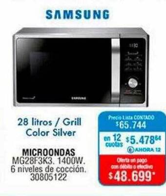 Perozzi Microondas samsung oferta
