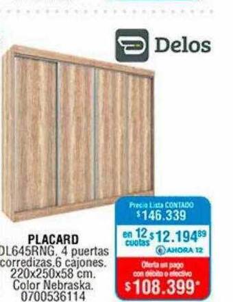 Perozzi Placard delos oferta
