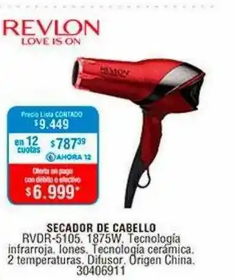 Perozzi Secador de cabello revlon oferta