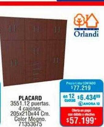Perozzi Placard orlandi oferta