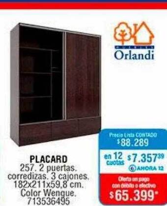 Perozzi Placard orlandi oferta
