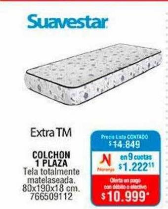 Perozzi Suavestar colchon 1 plaza oferta