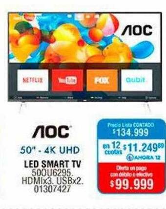 Perozzi Aoc led smart tv oferta