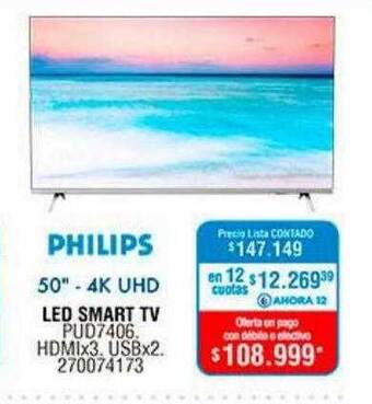 Perozzi Philips led smart tv oferta