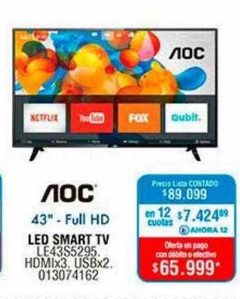 Perozzi Aoc led smart tv oferta