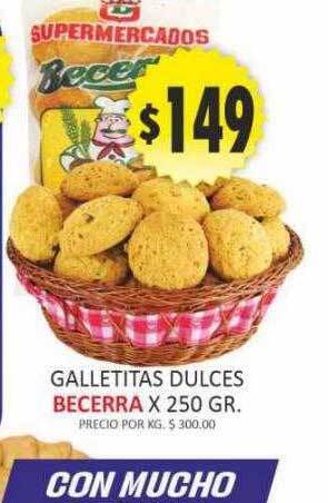 Supermercados Becerra Galletitas dulces becerra oferta