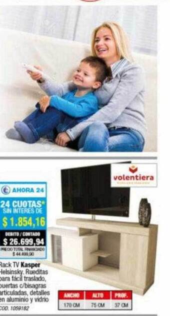 Rio Shop Deco Rack tv kasper volentiera oferta