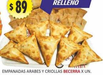 Supermercados Becerra Empanadas arabes y criollas becerra oferta