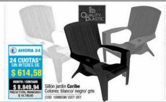 Sillón jardin caribe