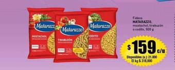 Cooperativa Obrera Fideos matarazzo mostachol tirabuzón o codito oferta