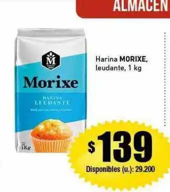 Cooperativa Obrera Harina morixe leudante oferta