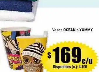 Vasos ocean o yummy