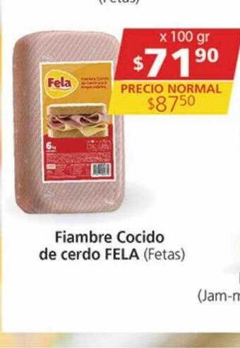 Supermercados Aiello Fiambre cocido de cerdo fela oferta