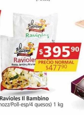 Supermercados Aiello Ravioles ii bambino oferta
