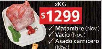 Supermercados Aiello Matambre vacio asado carnicero oferta