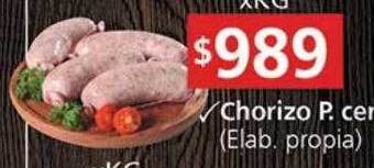 Supermercados Aiello Chorizo p cerdo oferta
