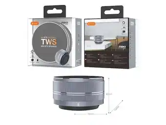 DRicco Parlante one plus f6643 3w bluetooth tws gris oferta