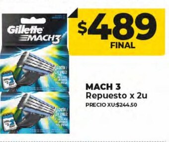 Supermayorista Vital Mach 3 Repuesto x2 u oferta