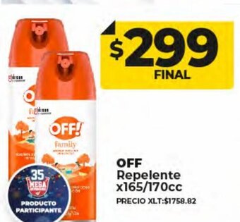 Supermayorista Vital Off Repelente x165/170cc oferta