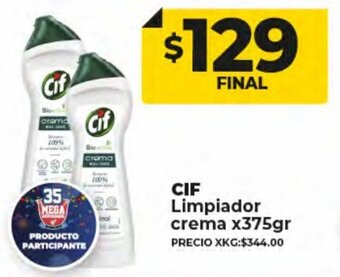 Supermayorista Vital CIF Limpiador Crema x 375gr oferta