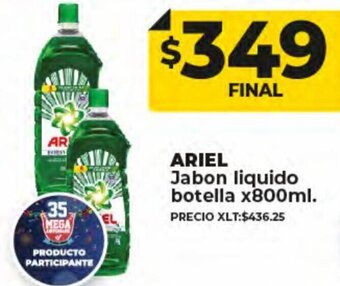 Supermayorista Vital Ariel Jabon liquido Botella x 800 ml. oferta