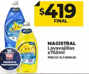 Supermayorista Vital Magistral Lavavajillas x 750ml oferta