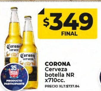 Supermayorista Vital Corona Cerveza Botella Nr x 710cc oferta