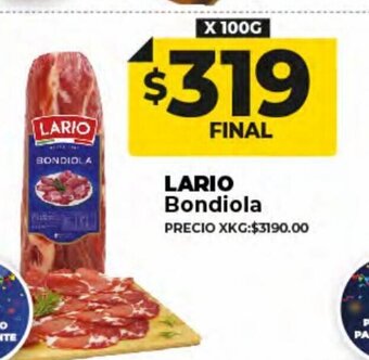 Supermayorista Vital Lario Bondiola oferta