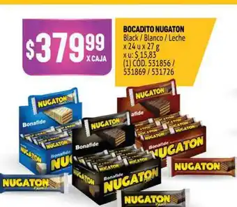 Makro Bocadito Nugaton x 24u x 27g oferta