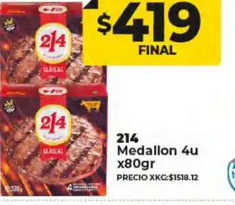 Supermayorista Vital 214 Medallon 4u x 80gr oferta