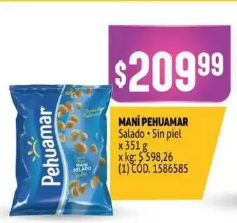 Makro Maní Pehuamar x 351g oferta