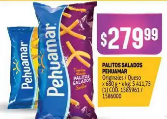 Makro Palitos Salados Pehuamar x 680g oferta