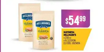 Makro Mayonesa Hellmann's x 250cc oferta
