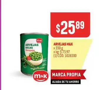 Makro M&K Arvejas oferta