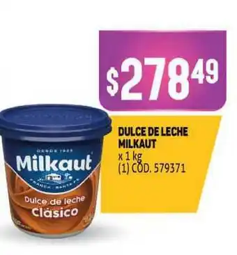 Makro Dulce De Leche Milkaut x 1kg oferta