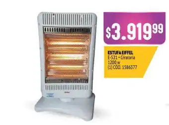 Estufa Eiffel 1200W