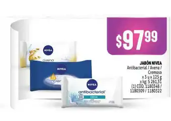 Makro Jabón Nivea x 3 u x 125g oferta