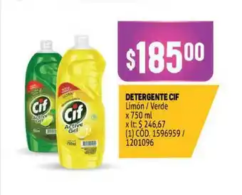 Makro Detergente Cif x 750ml oferta