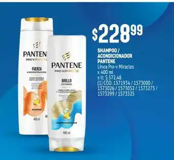 Makro Pantene Shampoo Acondicionador x 400ml oferta