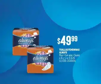 Makro Always Toallas Femeninas x 8u oferta