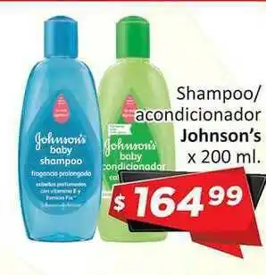 Gomez Pardo Johnson's Shampoo-Acondicionador x 200 ml oferta