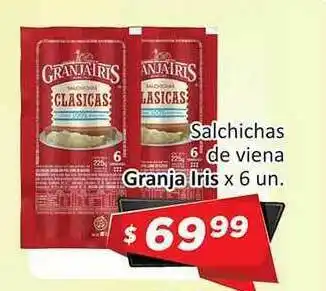 Gomez Pardo Granja Iris Salchichas De Viena x 6un. oferta