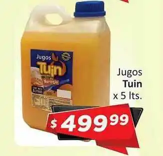 Gomez Pardo Jugos Tuin x 5 lts. oferta