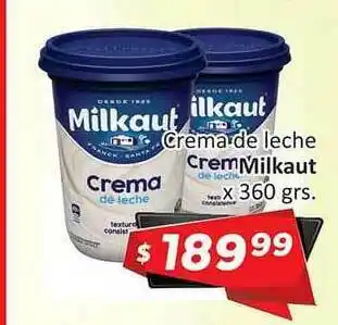 Gomez Pardo Crema De Leche Milkaut x 360grs. oferta