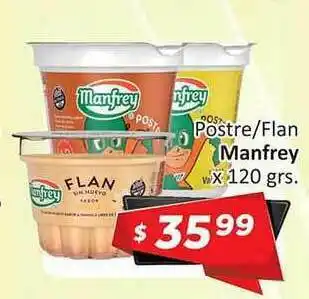 Gomez Pardo Manfrey Postre Flan x 120grs. oferta