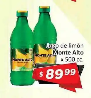 Gomez Pardo Monte Alto Jugo De Limón x 500cc oferta