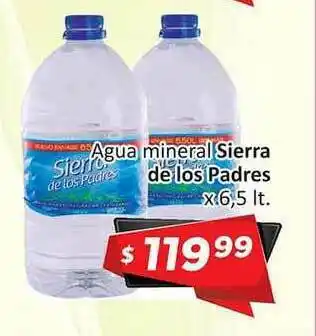 Gomez Pardo Sierra De Los Padres Agua Mineral x 6.5lt. oferta