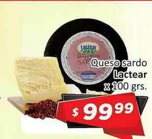 Gomez Pardo Lactear Queso Sardo x 100grs. oferta