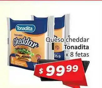 Tonadita Queso Cheddar x 8 fetas