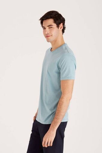 Macowens Remera jersey lisa verde oliva oferta